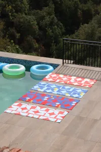 Beach Towel - Orange Pattern