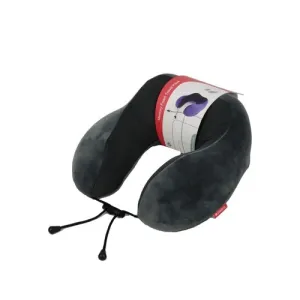 Gabol  Memory Foam Travel Neck Pillow Blue Ergonomic Support Grey#800037