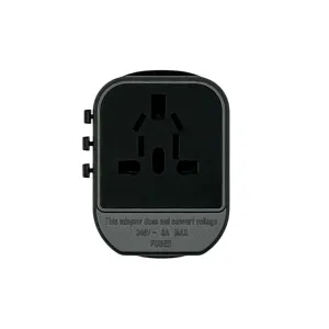 Gabol  Travel Adapter Usb Black#800058