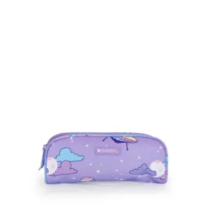 Gabol School Pencil Case 2 Parts Cosmos Light Purple.
