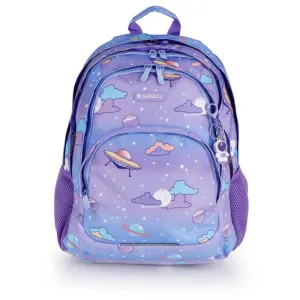 Gabol School Backpack 3 Parts Cosmos Light Purple.