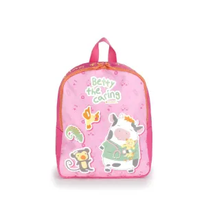 Gabol School Backpack Small 1 Part Betty Staff Pink.