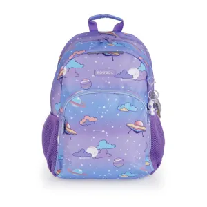 Gabol School Backpack 1 Part Cosmos Light Purple.