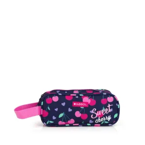 Gabol School Pencil Case 3 Parts Sweet Navy Blue.