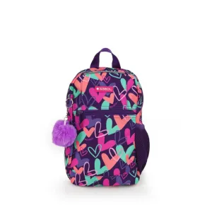 Gabol School Small Backpack 1 Parts Kokoro Hearts Purple.