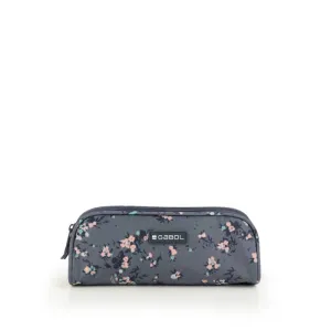 Gabol School Pencil Case 2 Parts Secret Grey.