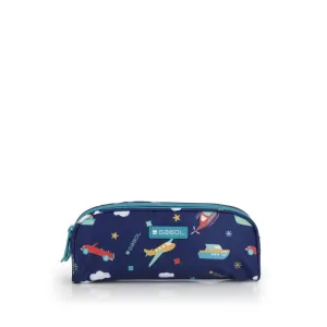 Gabol School Pencil Case 2 Parts Speedy Navy blue