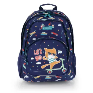 Gabol School Backpack 3 Parts Speedy Navy blue.
