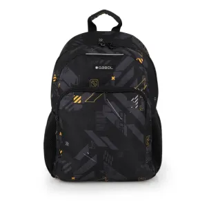 Gabol School Backpack 1 Parts Byte Black.