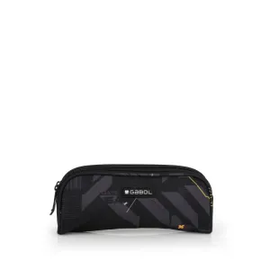 Gabol School Pencil Case 2 Parts Byte Black.