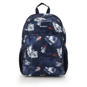 Gabol School Backpack 1 Parts Dash Navy Blue.