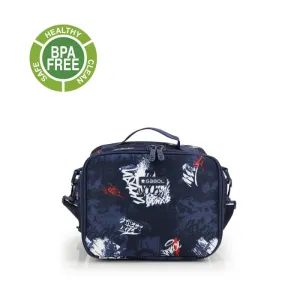 Gabol School Thermal Lunch Bag 1 Parts Dash Navy Blue.
