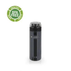 Gabol School Stainless Steel Bottle Soul Black-Grey.