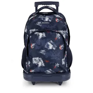 Gabol School Detachable Trolley Backpack Dash Navy Blue.