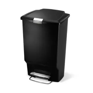 Simple Human, Rectangular Pedal Bin  Grey 45L