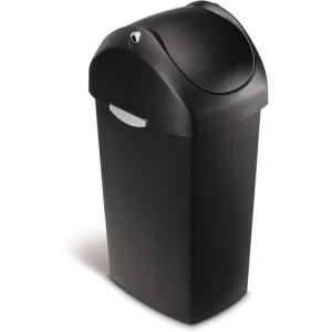 Simple Human, Swing Lid Bin Black 40L