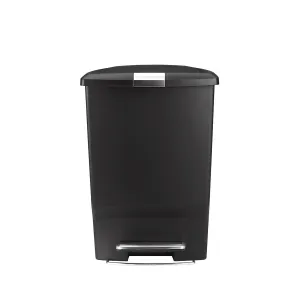 Simple Human, Rectangular Pedal Bin  Black 45L