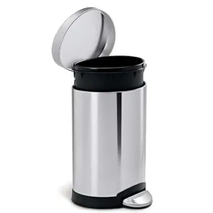 Simple Human, Semi Round Pedal Bin Fpp  With Colour Box 6L