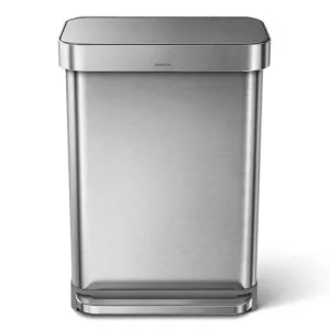 Simple Human, Rectangular Pedal Bin  Nc  Liner Pocket 55L