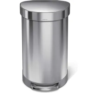 Simple Human, Rectangular Pedal Bin  Dark Bronze Liner Pocket 45L