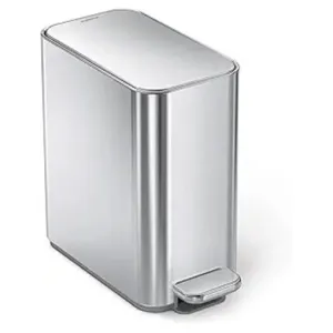 Simple Human, 5L Slim Pedal Bin, Brushed