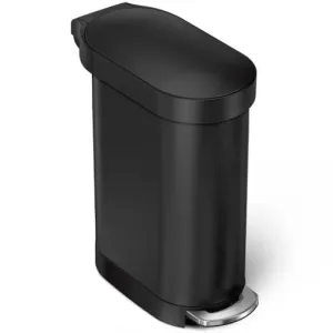 Simple Human, Slim Pedal Bin Black 45L