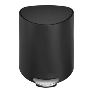 Simple Human, 6L Semi Round Pedal Bin, Black