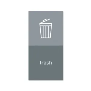 Simple Human, Magnetic Label - Trash