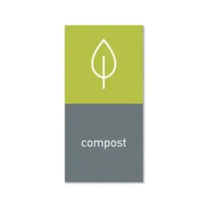 Simple Human, Magnetic Label - Compost