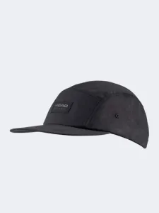 Head Five Panel Tour Unisex Tennis Cap Black
