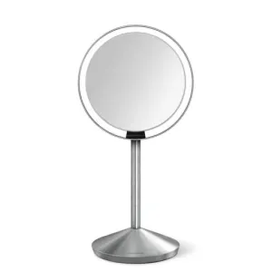 Simple Human, Mini Sensor Mirror Rechargeable 12Cm - Silver