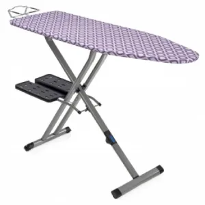 Afer Optima Pro XL Ironing Board 137x45cm Heavy Duty Steam Station Rest Silv