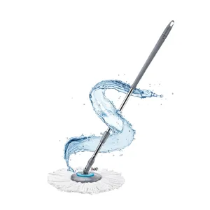 Spin Mop Set with Microfiber Head