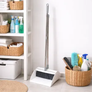 Foldable Broom & Dustpan Set