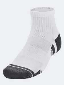 Under Armour Performance Unisex Training Sock White/Pitch Grey