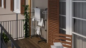 Portable Clothes Rack 3 Levels