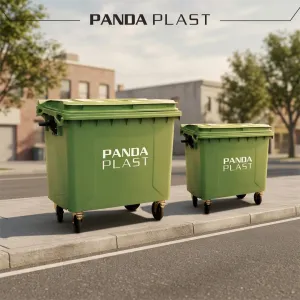 Delta Wheeled Garbage Container 660L