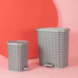 Rattan Dustbin
