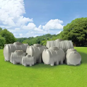 Horizontal poly tank 2000L