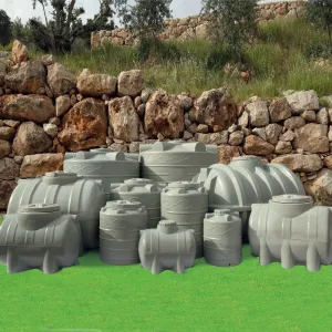 Cylindrical poly tank 200L