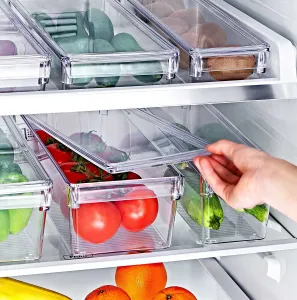 Tall Clear Organizer with Lid
