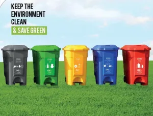 Delta Wheeled Dustbin 70L