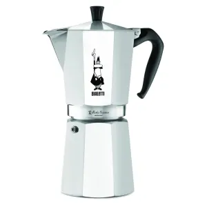 Bialetti BIA0001166 Moka Express 12 Cups Silver Color