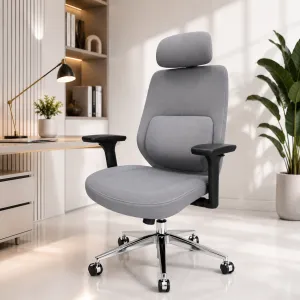 Executive High-Back Ergonomic Office Chair with Headrest