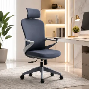 Executive High-Back Office Chair with Headrest