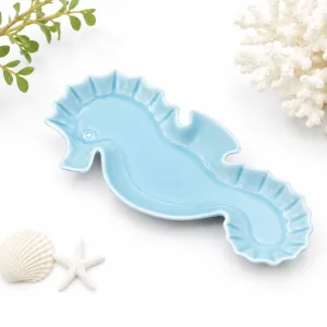 Sea Friends Acqua Seahorse Plate â€“ 26Ã—12 cm