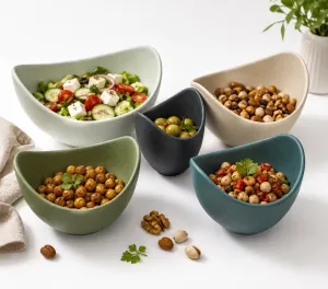 Set of 5 Porcelain Bowls â€“ 8 / 10 / 13 / 15 / 18 cm