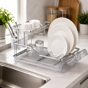 Aluminum Dish Drainer â€“ 59Ã—35Ã—28 cm