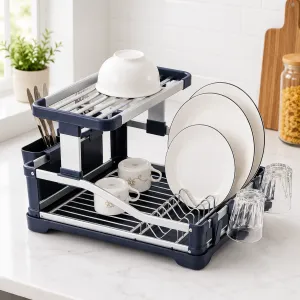 Aluminum Dish Rack â€“ 53Ã—37Ã—26 cm