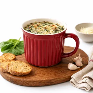 PORCELAIN OVEN MUG 14.5 Ã— 12 Ã— 10CM â€“ RED